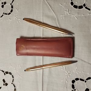 Ladies Vintage Cross Pen and Pencil set 1/20 14K Gold filled